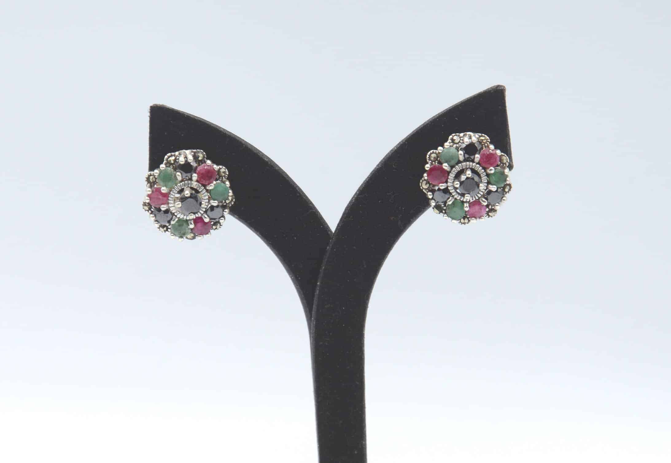 Natural Stone Earrings - Al Noor Gems & Jewellers
