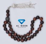 tasbih with red tiger eye beads