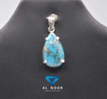 Silver Pendant with Turquoise