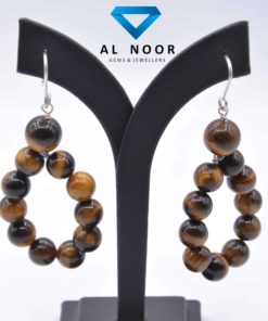 Brown Tiger Eye Earrings