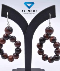 Red Tiger Eye Earrings