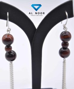 Red Tiger Eye Earrings