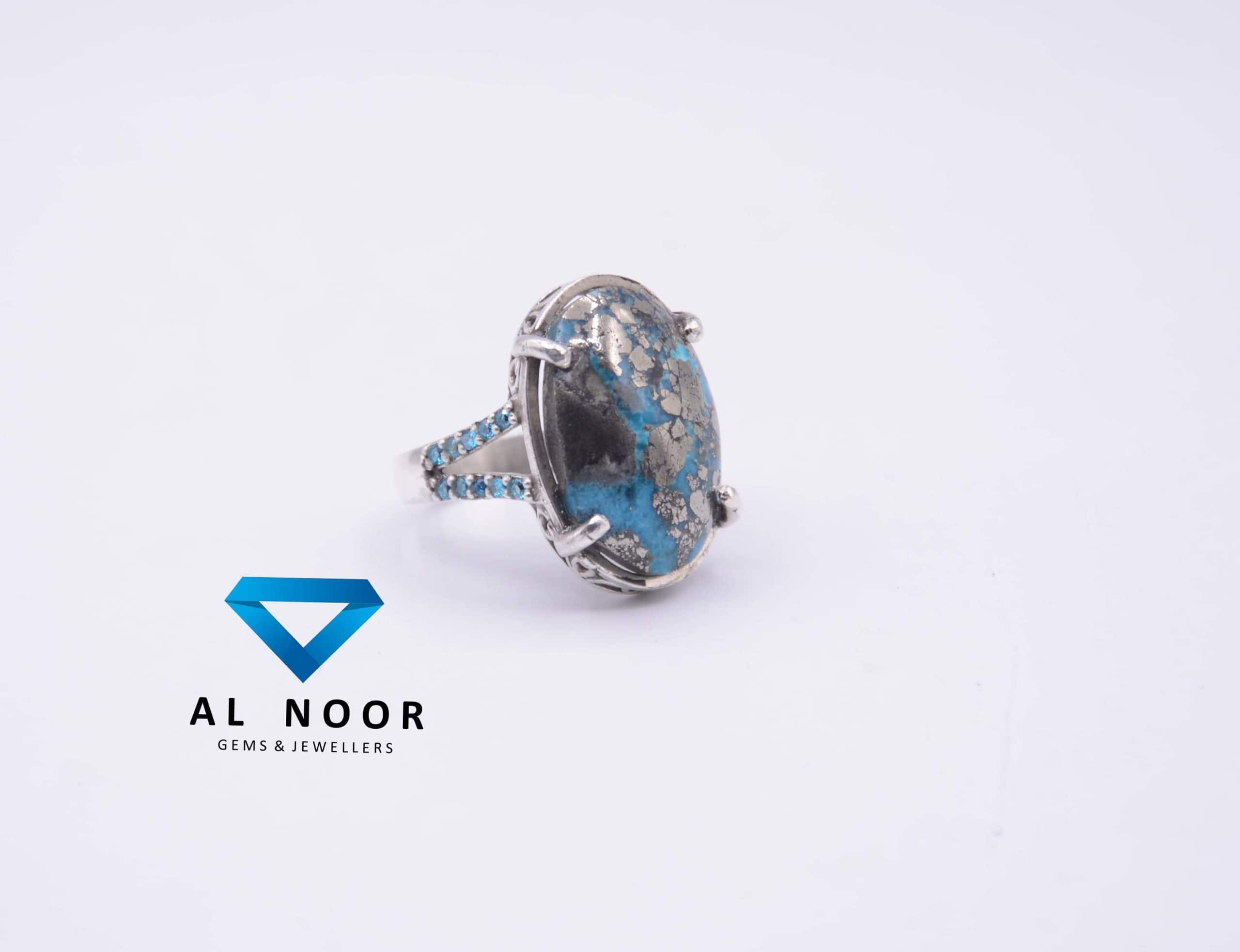 Handmade Silver Ring - Natural Turquoise - Silver Jewellery and