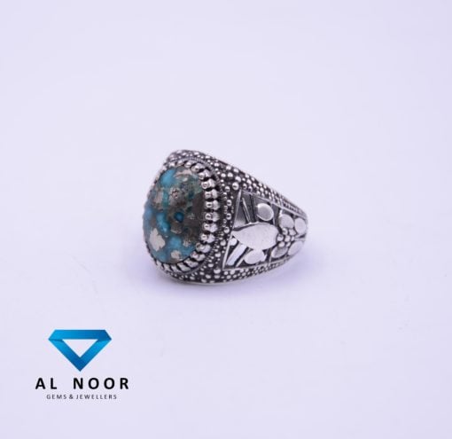 Turkish Ring, Turquoise Ring, Sterling Silver, Feroza Ring, Feroza, Rings in pakistan