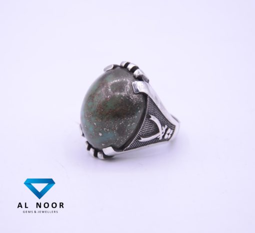 Turkish Ring, Turquoise Ring, Sterling Silver, Feroza Ring, Feroza, Rings in pakistan, 925 Silver, Handmade Ring, Hussaini Feroza