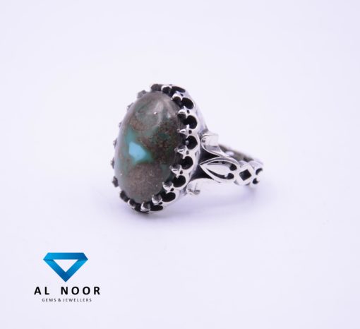 Turkish Ring, Turquoise Ring, Sterling Silver, Feroza Ring, Feroza, Rings in pakistan, 925 Silver, Handmade Ring, Hussaini Feroza