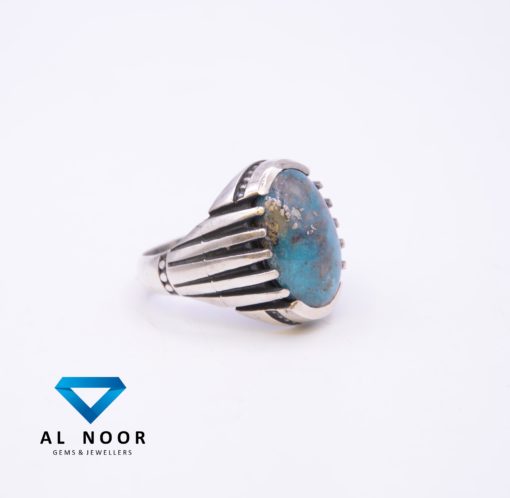 Turkish Ring, Turquoise Ring, Sterling Silver, Feroza Ring, Feroza, Rings in pakistan, 925 Silver, Handmade Ring,Hussaini Feroza