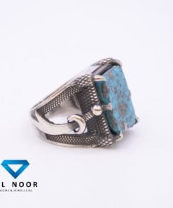 Turkish Ring, Turquoise Ring, Sterling Silver, Feroza Ring, Feroza, Rings in pakistan, 925 Silver, Handmade Ring,Hussaini Feroza